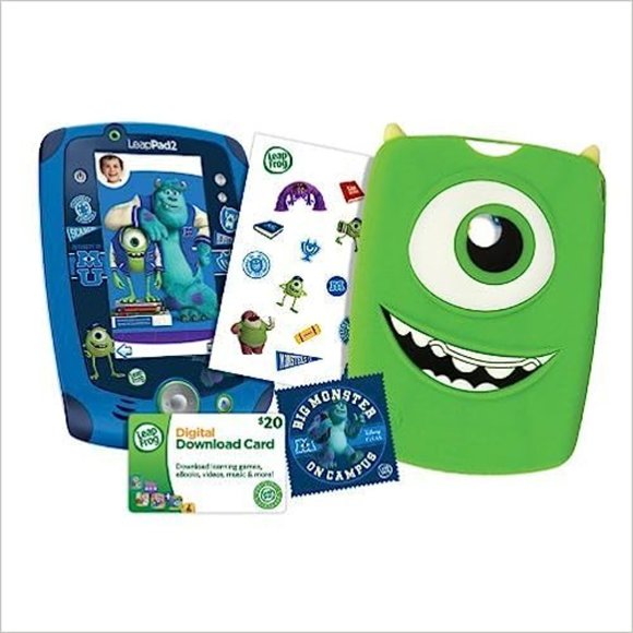 🥳🎈HP🎈🎉Leapfrog LeapPad 2 Disney Monsters Inc University Bundle 🎈🎉HP 🥳🎈🎉 - Picture 2 of 15